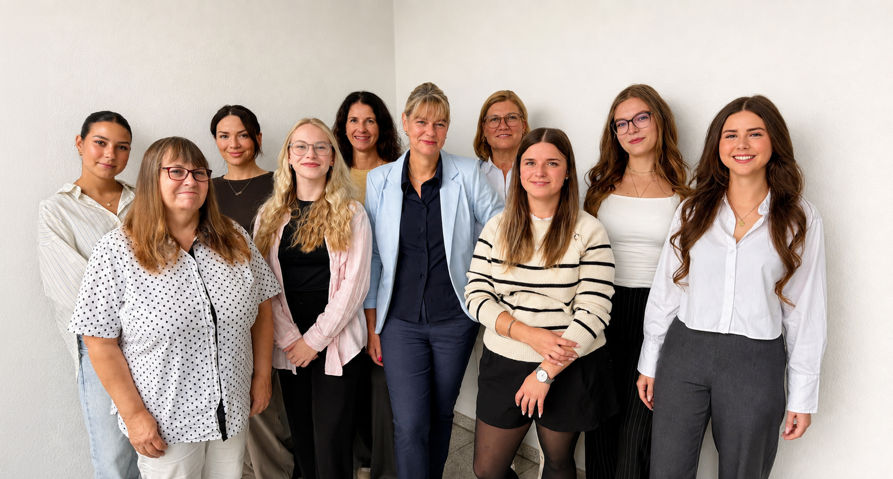 Ein Teamfoto von der Daniela Fleischer Immobilien